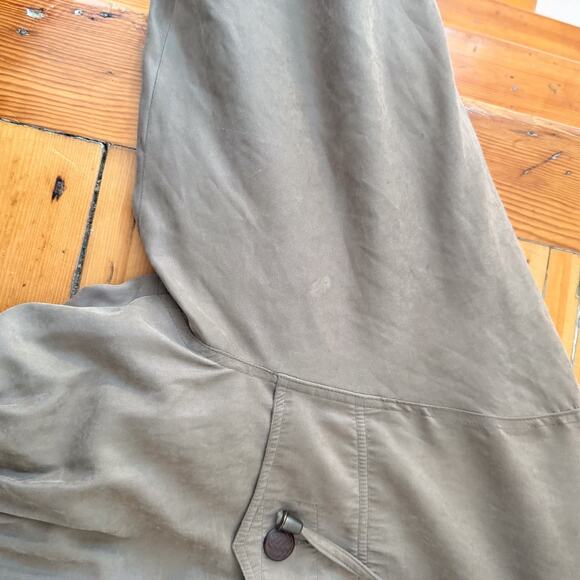 Vintage J.G. Hook Made In Ukraine Field Jacket Barn Coat S Hood Drawstring Waist - Picture 10 of 13